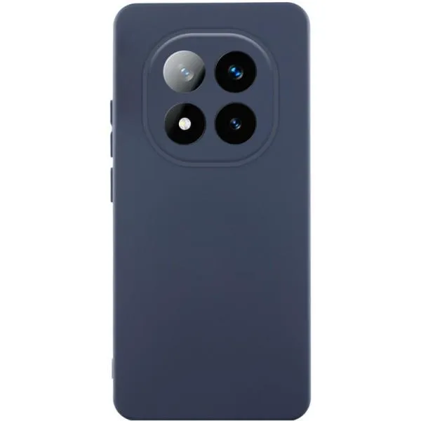 Чехол TPU GETMAN Liquid Silk Full Camera для Xiaomi Redmi Note 14 Pro+ 5G — Синий Чехол TPU GETMAN Liquid Silk Full Camera для Xiaomi Redmi Note 14 Pro+ 5G — Синий