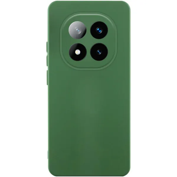 Чехол Silicone Cover Ummi Lakshmi Full Camera (AA) для Xiaomi Redmi Note 14 Pro+ 5G — Зеленый Чехол Silicone Cover Ummi Lakshmi Full Camera (AA) для Xiaomi Redmi Note 14 Pro+ 5G — Зеленый