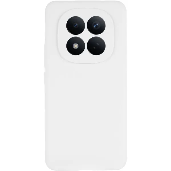 Чехол Silicone Cover Lakshmi Full Camera (AAA) для Xiaomi Redmi Note 14 Pro 4G — Белый — фото 1