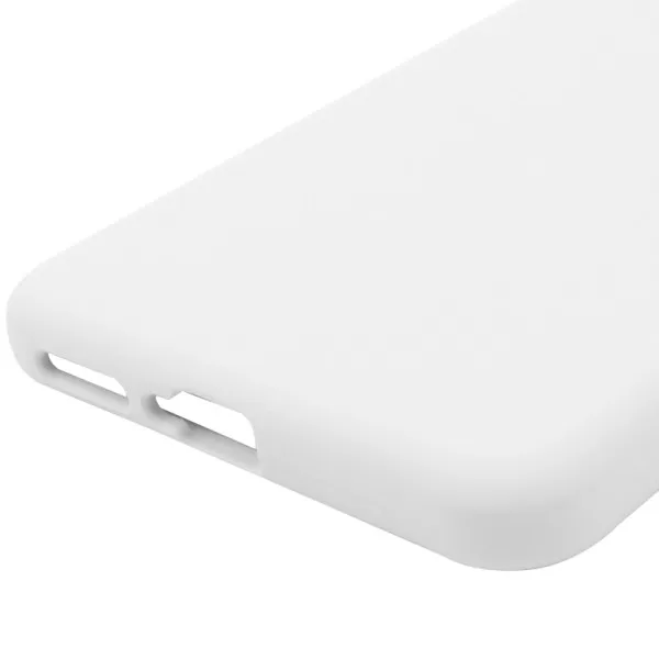 Чехол Silicone Cover Lakshmi Full Camera (AAA) для Xiaomi Redmi Note 14 Pro 4G — Белый — фото 4