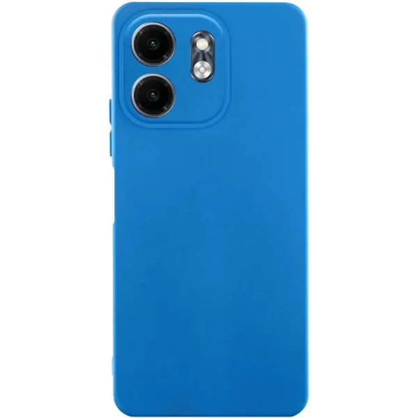 Чехол TPU GETMAN Liquid Silk Full Camera для Xiaomi Redmi Note 15 4G/5G (EU) — Синий — фото 3