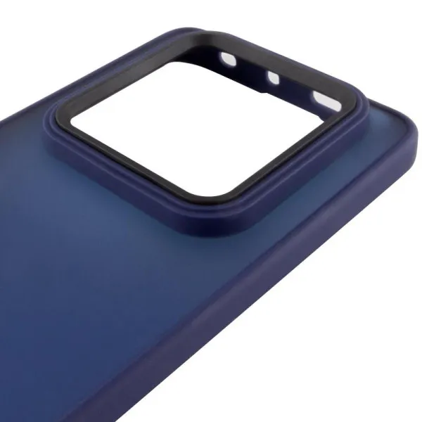 Чохол TPU+PC Lyon Frosted для Xiaomi Redmi Note 15 4G/5G (EU) — Темно-синій — фото 3 Чохол TPU+PC Lyon Frosted для Xiaomi Redmi Note 15 4G/5G (EU) — Темно-синій — фото 3