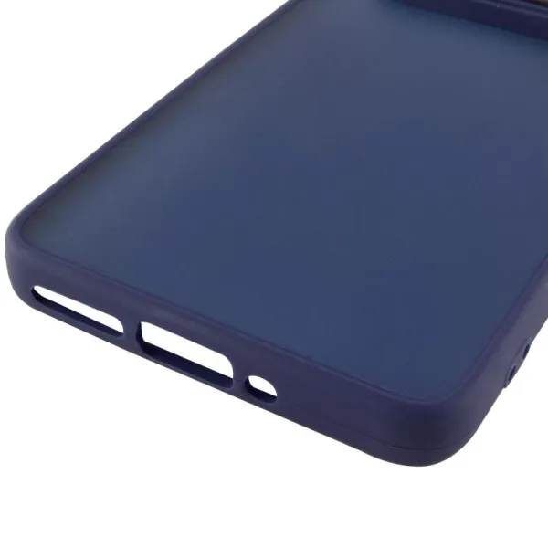 Чохол TPU+PC Lyon Frosted для Xiaomi Redmi Note 15 4G/5G (EU) — Темно-синій — фото 4 Чохол TPU+PC Lyon Frosted для Xiaomi Redmi Note 15 4G/5G (EU) — Темно-синій — фото 4