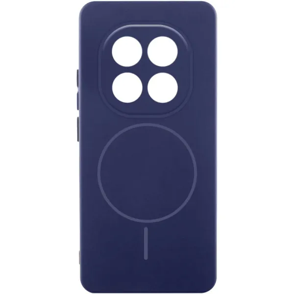 Чехол Silicone Cover Lakshmi Full Camera (AA) with Magnetic Fit для Xiaomi Redmi Note 15 4G/5G (EU) — Темно-синий Чехол Silicone Cover Lakshmi Full Camera (AA) with Magnetic Fit для Xiaomi Redmi Note 15 4G/5G (EU) — Темно-синий