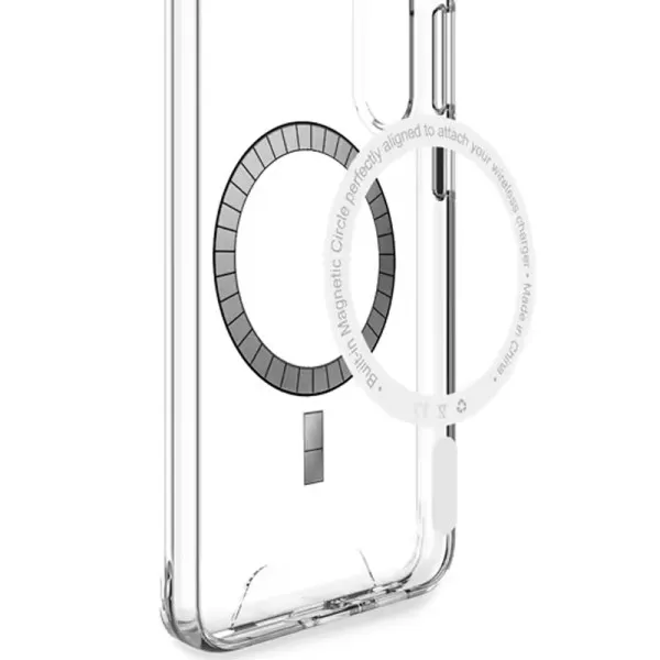 Чехол TPU Space Case with Magnetic Fit для Xiaomi Redmi Note 15 4G/5G (EU) — Прозрачный — фото 2 Чехол TPU Space Case with Magnetic Fit для Xiaomi Redmi Note 15 4G/5G (EU) — Прозрачный — фото 2