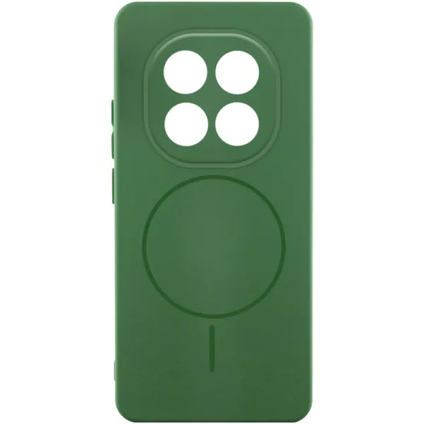 Чехол Silicone Cover Lakshmi Full Camera (AA) with Magnetic Fit для Xiaomi Redmi Note 15 Pro 5G — Зеленый Чехол Silicone Cover Lakshmi Full Camera (AA) with Magnetic Fit для Xiaomi Redmi Note 15 Pro 5G — Зеленый