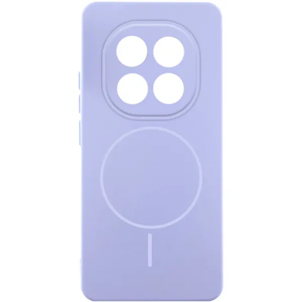 Чехол Silicone Cover Lakshmi Full Camera (AA) with Magnetic Fit для Xiaomi Redmi Note 15 Pro 5G — Сиреневый Чехол Silicone Cover Lakshmi Full Camera (AA) with Magnetic Fit для Xiaomi Redmi Note 15 Pro 5G — Сиреневый