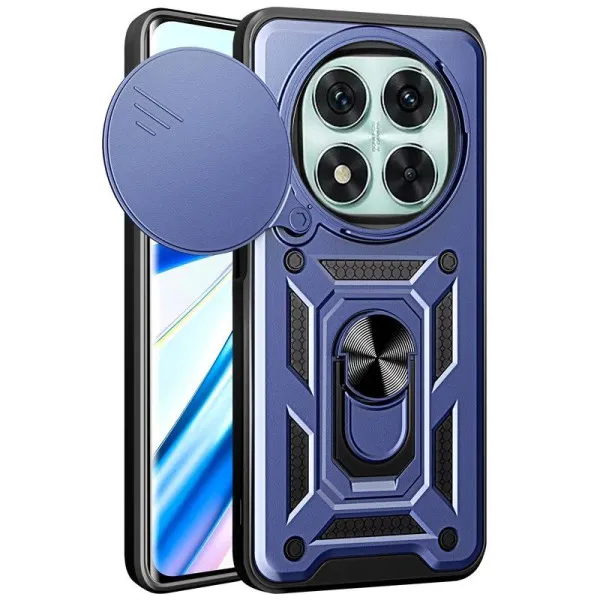 Чехол Ummi Camshield Serge Ring для Xiaomi Redmi Note 15 Pro+ 5G / Poco M8 Pro 5G — Синий — фото 1 Чехол Ummi Camshield Serge Ring для Xiaomi Redmi Note 15 Pro+ 5G / Poco M8 Pro 5G — Синий — фото 1