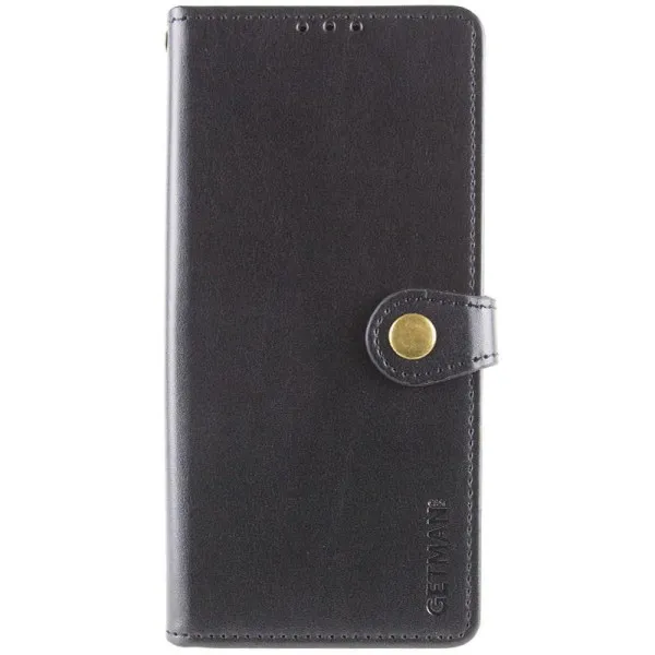 Шкіряний чохол-книжка GETMAN Gallant (PU) для Xiaomi Redmi Note 15 Pro+ 5G — Чорний — фото 1 Шкіряний чохол-книжка GETMAN Gallant (PU) для Xiaomi Redmi Note 15 Pro+ 5G — Чорний — фото 1