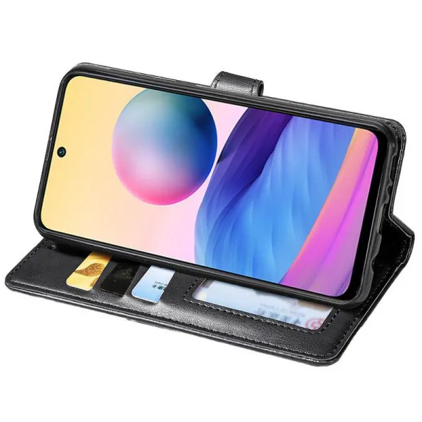 Шкіряний чохол-книжка GETMAN Gallant (PU) для Xiaomi Redmi Note 15 Pro+ 5G — Чорний — фото 3 Шкіряний чохол-книжка GETMAN Gallant (PU) для Xiaomi Redmi Note 15 Pro+ 5G — Чорний — фото 3