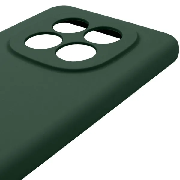 Чехол Silicone Cover Lakshmi Full Camera (AAA) для Xiaomi Redmi Note 15 Pro 4G — Зеленый — фото 1