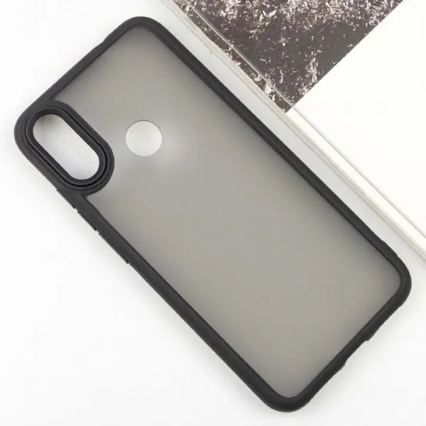 Чехол TPU+PC Lyon Frosted для Xiaomi Redmi Note 7 / Note 7 Pro / Note 7s — Черный — фото 2 Чехол TPU+PC Lyon Frosted для Xiaomi Redmi Note 7 / Note 7 Pro / Note 7s — Черный — фото 2