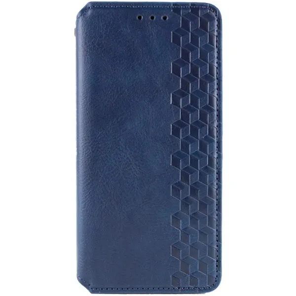 Кожаный чехол-книжка GETMAN Cubic (PU) для Xiaomi Redmi Note 8 Pro — Синий Кожаный чехол-книжка GETMAN Cubic (PU) для Xiaomi Redmi Note 8 Pro — Синий
