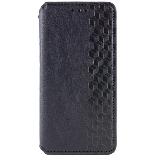 Кожаный чехол-книжка GETMAN Cubic (PU) для Xiaomi Redmi Note 8 Pro — Черный Кожаный чехол-книжка GETMAN Cubic (PU) для Xiaomi Redmi Note 8 Pro — Черный