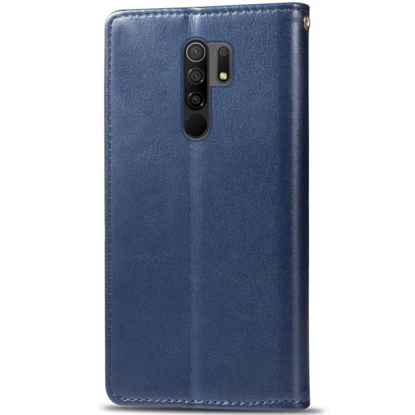 Кожаный чехол-книжка GETMAN Gallant (PU) для Xiaomi Redmi Note 8 Pro — Синий — фото 2 Кожаный чехол-книжка GETMAN Gallant (PU) для Xiaomi Redmi Note 8 Pro — Синий — фото 2