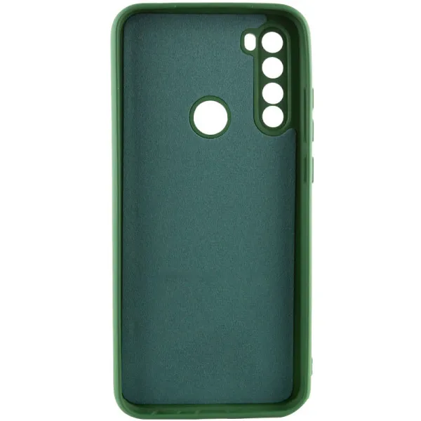 Чехол TPU GETMAN Liquid Silk Full Camera для Xiaomi Redmi Note 8T — Зеленый — фото 2