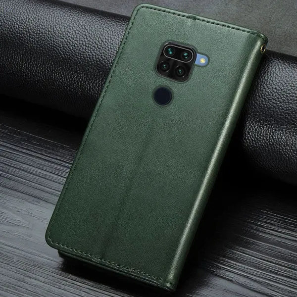Шкіряний чохол-книжка GETMAN Gallant (PU) для Xiaomi Redmi Note 9 / Redmi 10X — Зелений — фото 5 Шкіряний чохол-книжка GETMAN Gallant (PU) для Xiaomi Redmi Note 9 / Redmi 10X — Зелений — фото 5
