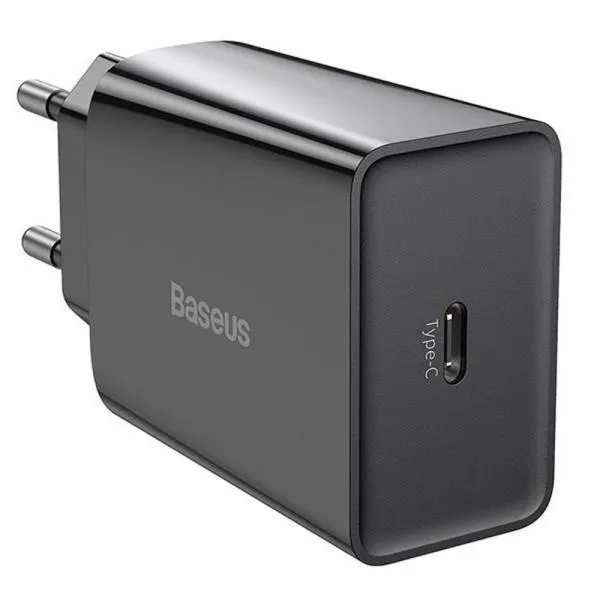 СЗУ Baseus Speed Mini Quick Charger PD20W (1USB-C) (CCFS-S) — Черный — фото 2 СЗУ Baseus Speed Mini Quick Charger PD20W (1USB-C) (CCFS-S) — Черный — фото 2