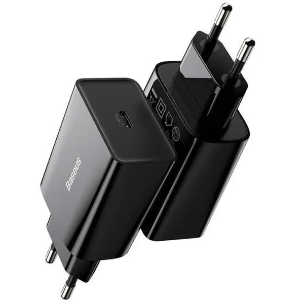 СЗУ Baseus Speed Mini Quick Charger PD20W (1USB-C) (CCFS-S) — Черный — фото 4 СЗУ Baseus Speed Mini Quick Charger PD20W (1USB-C) (CCFS-S) — Черный — фото 4