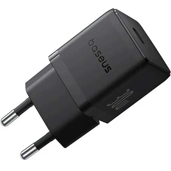МЗП Baseus Palm Fast Charger PD30W (1USB-C) + кабель Type-C to Type-C (P10111605113-01) — Чорний — фото 3