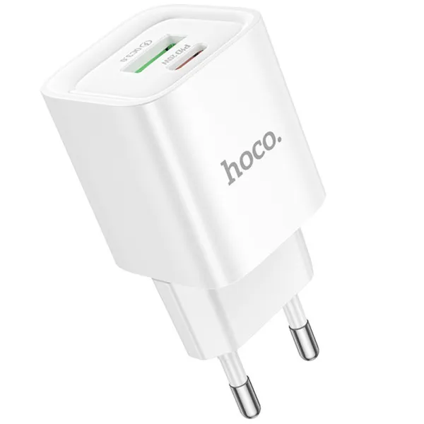 МЗП Hoco C147A PD20W+QC3.0 (1USB-A/1C) — Білий — фото 4