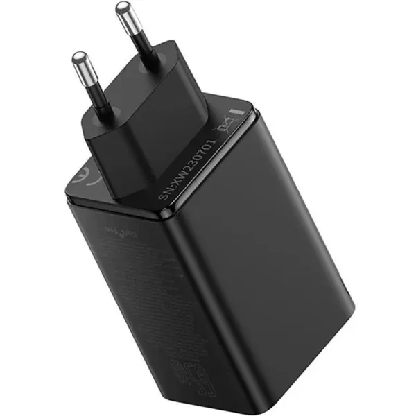 СЗУ Baseus GaN6 Pro Fast Charger PD100W+QC3.0 (2USB-A/2C) (P101627) — Черный — фото 3