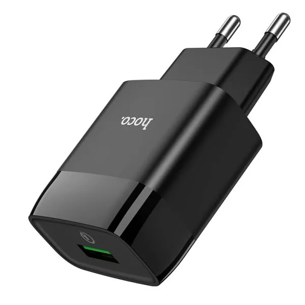 СЗУ Hoco C72Q Glorious QC3.0 18W (1USB-A) — Черный — фото 2