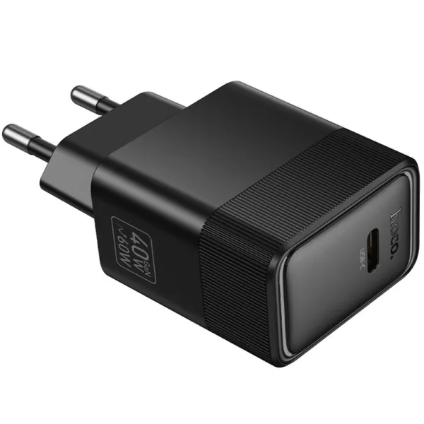 СЗУ Hoco CS113A Lounge PD40W (1USB-C) — Черный — фото 3
