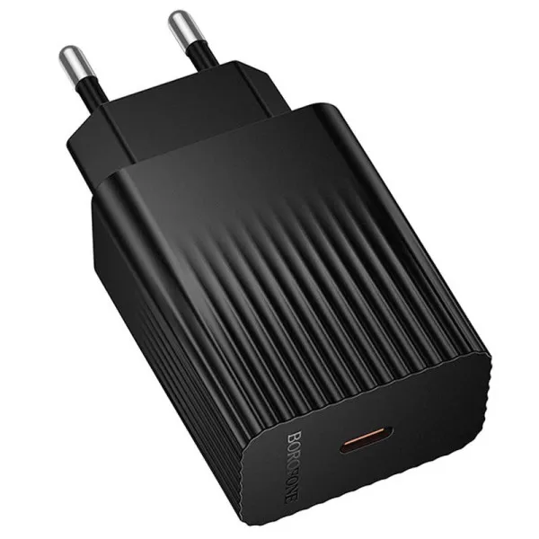 СЗУ Borofone BAS73A Source PD20W (1USB-C) — Черный — фото 2