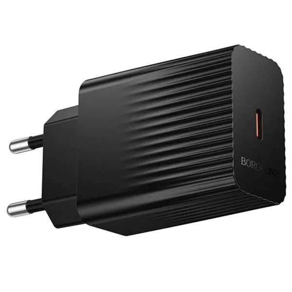 СЗУ Borofone BAS73A Source PD20W (1USB-C) — Черный — фото 4