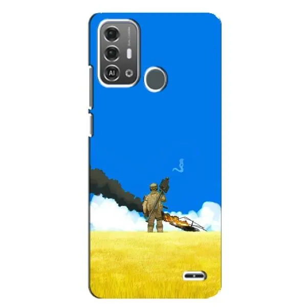 Чехол с рисунком «Попадание» для ZTE Blade A53 Pro