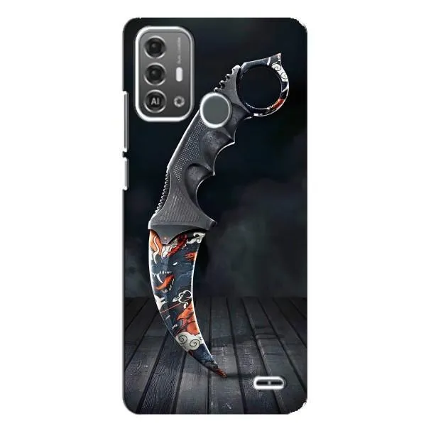 Чехол с рисунком «Кинжал КС ГО» для ZTE Blade A53 Pro Чехол с рисунком «Кинжал КС ГО» для ZTE Blade A53 Pro