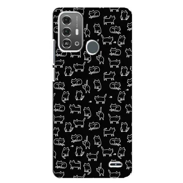 Чехол с рисунком «Котики на черном» для ZTE Blade A53 Pro Чехол с рисунком «Котики на черном» для ZTE Blade A53 Pro