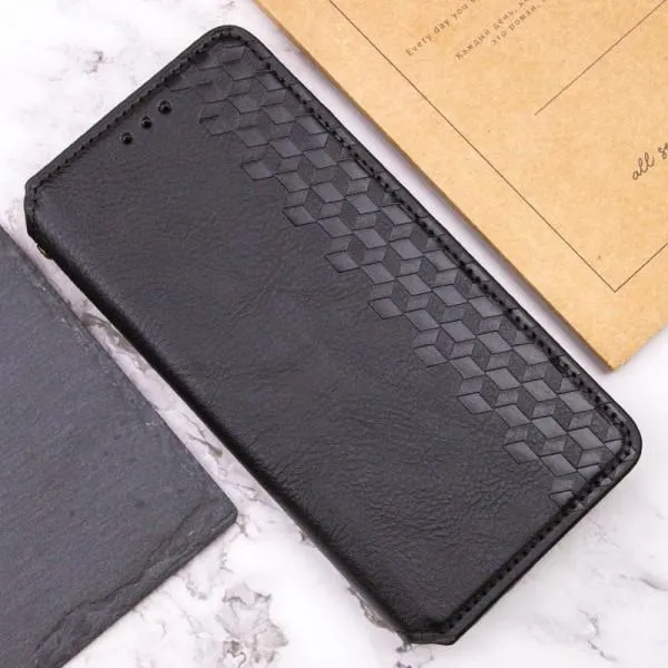 Кожаный чехол-книжка GETMAN Cubic (PU) для ZTE Nubia V60 — Черный — фото 5 Кожаный чехол-книжка GETMAN Cubic (PU) для ZTE Nubia V60 — Черный — фото 5