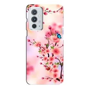 Чохол з картинкою Сакури на OnePlus 9RT (Метелики на сакурі)