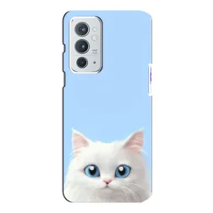 Чехол на тематику: Коты для OnePlus 9RT (Белый кот)