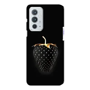 Чехол с изображением вкусной еды для OnePlus 9RT (Чёрная клубника)