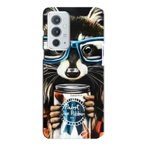 Силиконовый Чехол с Енотами на OnePlus 9RT (Енот в очках)