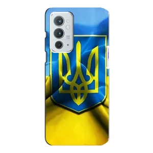 Чехол с картинкой (Патриотический ГЕРБ) на OnePlus 9RT (Герб и Флаг Украины)