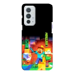 Чехлы для OnePlus 9RT (Персонажи Майн Крафт) (Герой Майнкрафт)