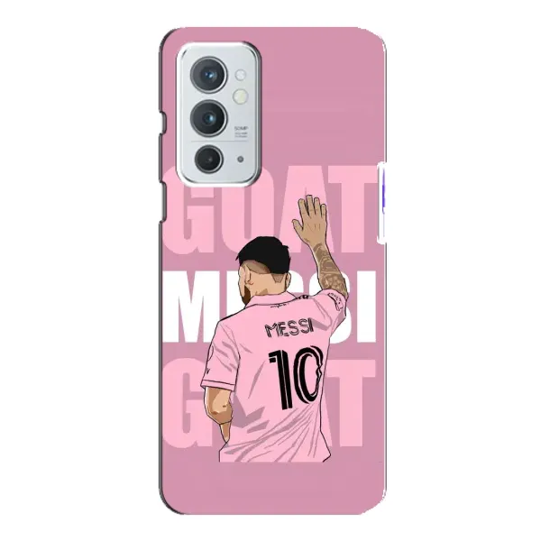 Чехол с рисунком «GOAT MESSI» для OnePlus 9RT Чехол с рисунком «GOAT MESSI» для OnePlus 9RT