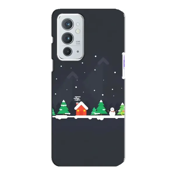 Чехол с рисунком «Город зимний» для OnePlus 9RT Чехол с рисунком «Город зимний» для OnePlus 9RT