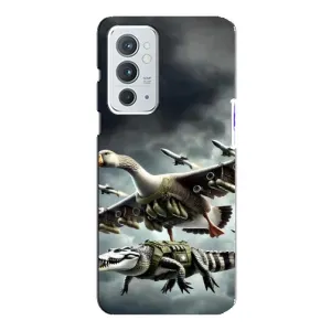 Чехол с мемами тралалело тралала для OnePlus 9RT (Гусини и крокодило)