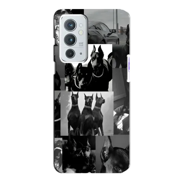 Чохол з малюнком «Колаж Доберман» для OnePlus 9RT Чохол з малюнком «Колаж Доберман» для OnePlus 9RT