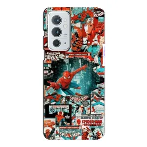 Чехол Супергерой Человека Паука на OnePlus 9RT (Комиксы Человек Паук)
