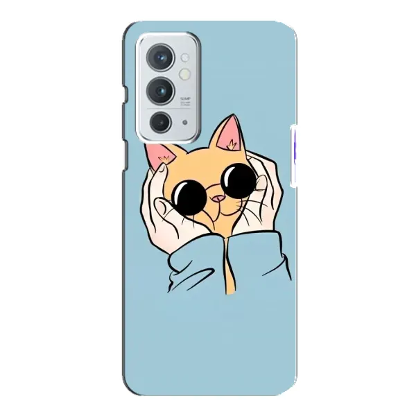 Чехол с рисунком «КОТИК в очках» для OnePlus 9RT