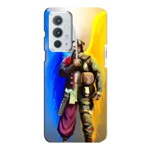 Чехол с картинкой (Патриотический КОЗАК) на OnePlus 9RT (Козак с крыльями)