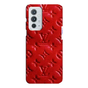 Текстурный Чехол Louis Vuitton для ВанПлас 9рт (Красный ЛВ)
