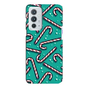 Силіконовий бампер на різдво для OnePlus 9RT (Льодяники)