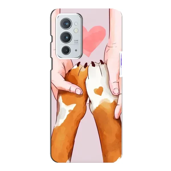 Чехол с рисунком «Любовь к собакам» для OnePlus 9RT Чехол с рисунком «Любовь к собакам» для OnePlus 9RT